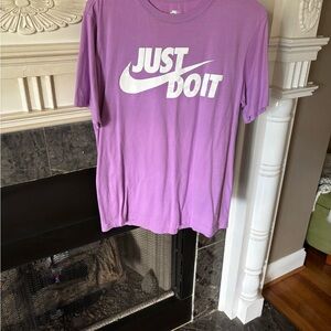 Nike Men’s Purple Short Sleeve Tee Iconic Design